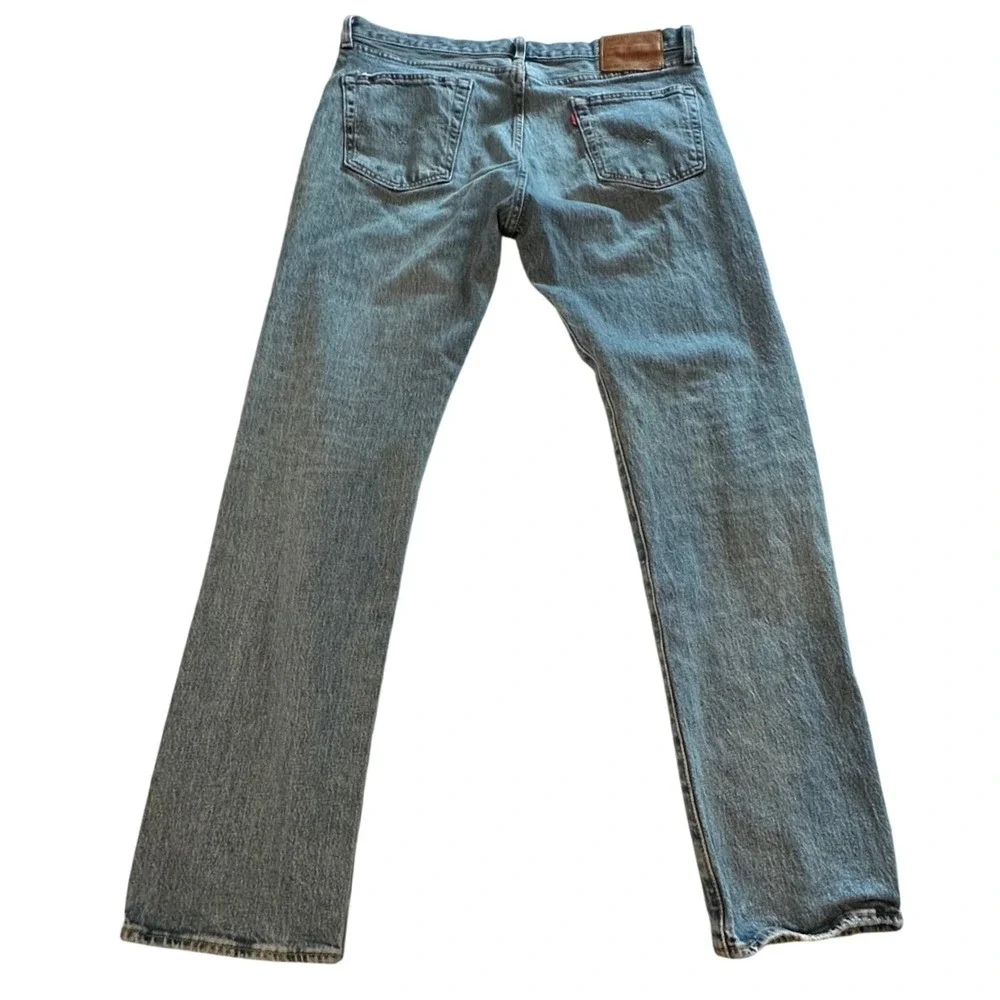 Levi's 501‎ '93 Straight Leg Jeans Mens 34x32 Light Blue Button Fly Denim
